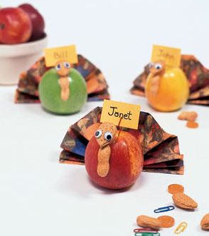 turkey place card holders